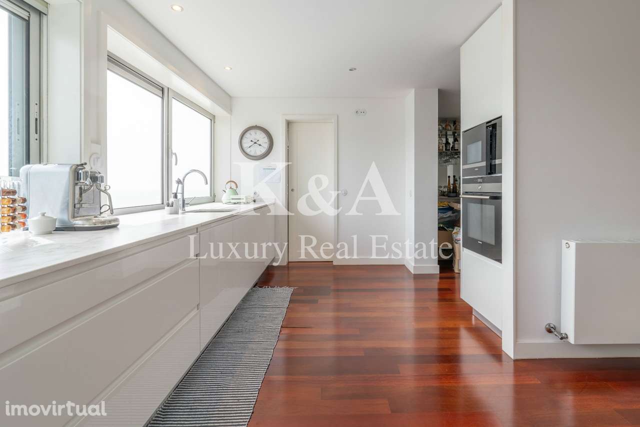 Apartamento T4 com vista mar em Matosinhos num condomínio com piscina. - Grande imagem: 5/15