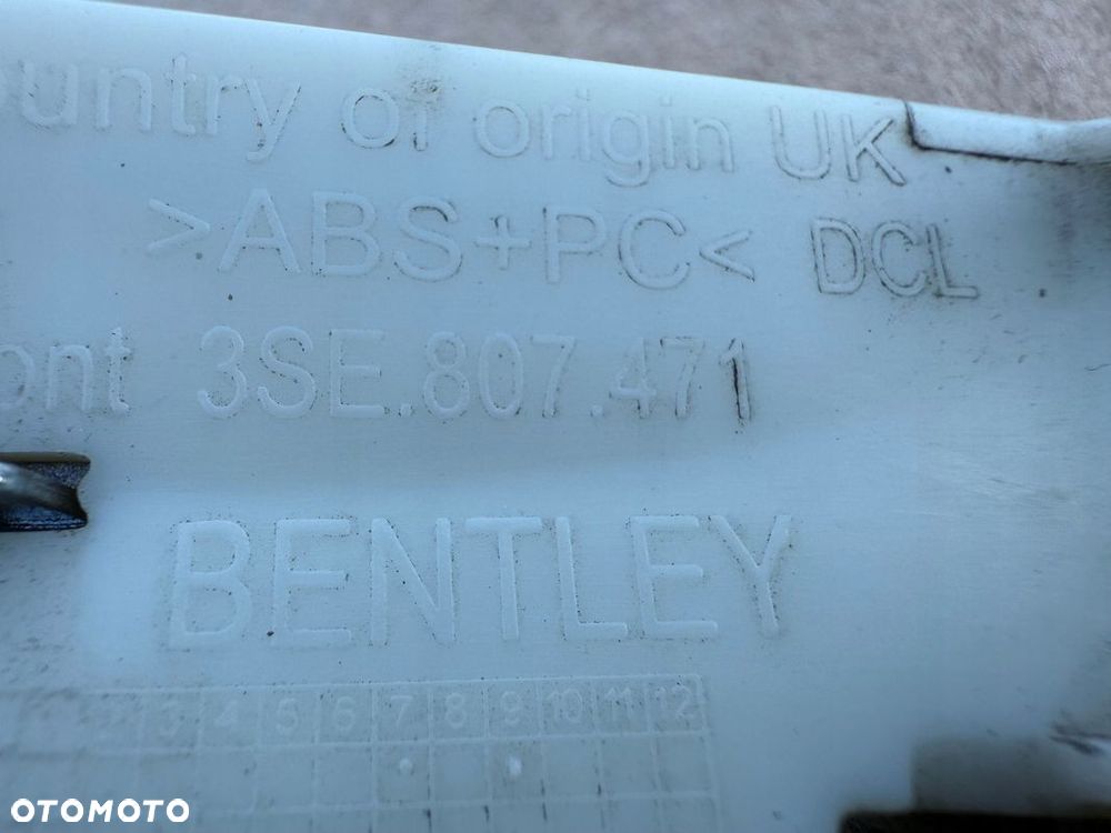 LISTWA TYŁ CHROM W ZDERZAK Bentley Flying Spur 2022 3SE LEWY ORYGINAŁ - 7