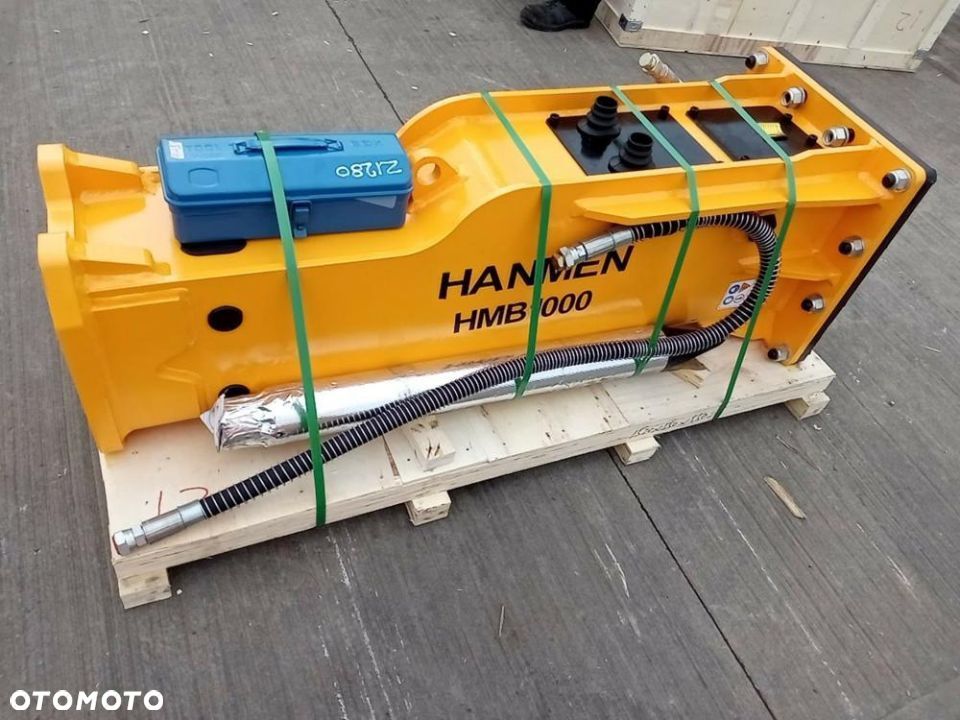 OUTLET ! Młot wyburzeniowy hydrauliczny HANMEN HMB1000 waga 950 kg koparka 10-17 tony - 1