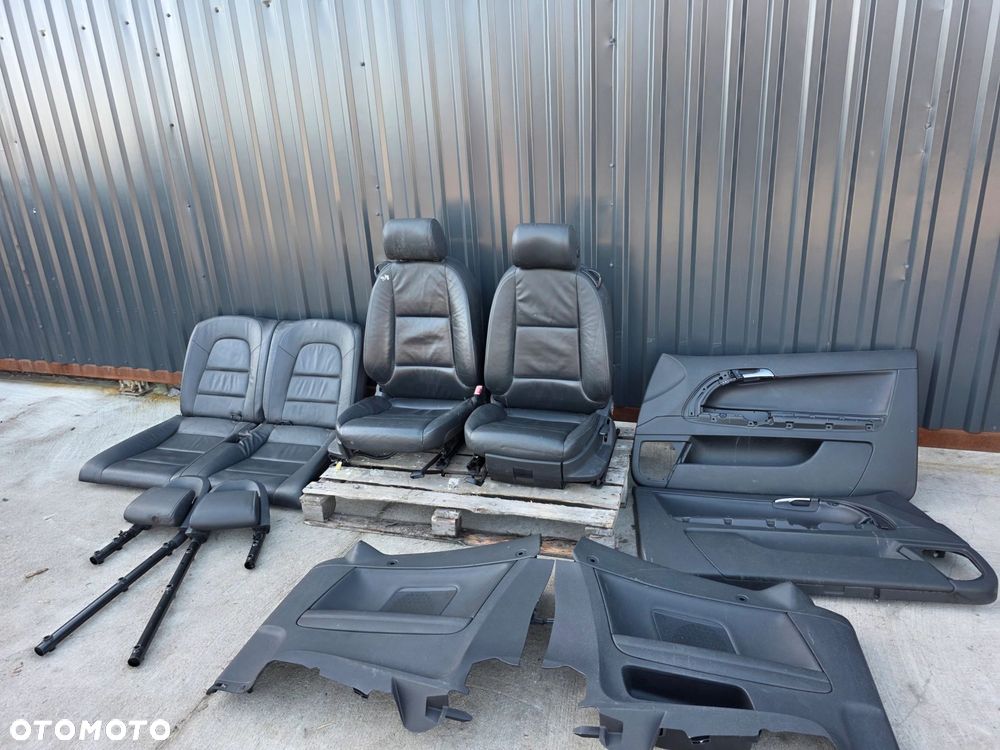 FOTEL FOTELE AUDI A3 8P CABRIO SKÓRA KOMPLET ! - 15