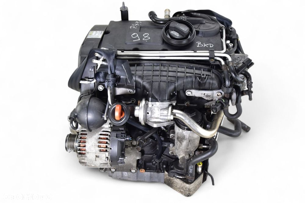 Silnik TOURAN AUDI A3 8P TOLEDO III GOLF V 2.0 TDI 140KM BKD  KOMPRESJA - 3