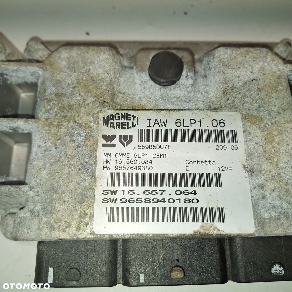 KOMPUTER STEROWNIK SILNIKA CITROEN PEUGEOT IAW 6LP1.06 9658940180 - 3