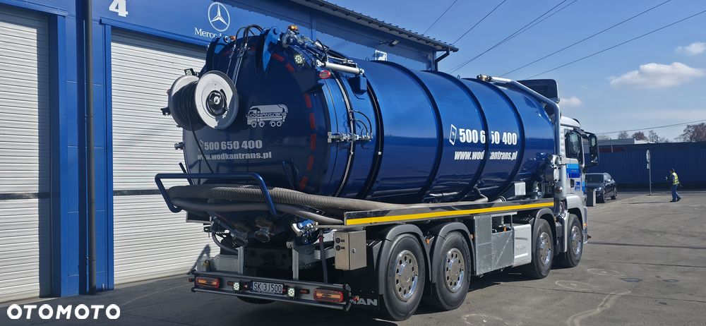 MAN TGS 35.420 8x2 zabudowa 2026 25+2m3 WUKO asenizacyjny kombi cysterna beczka - 7