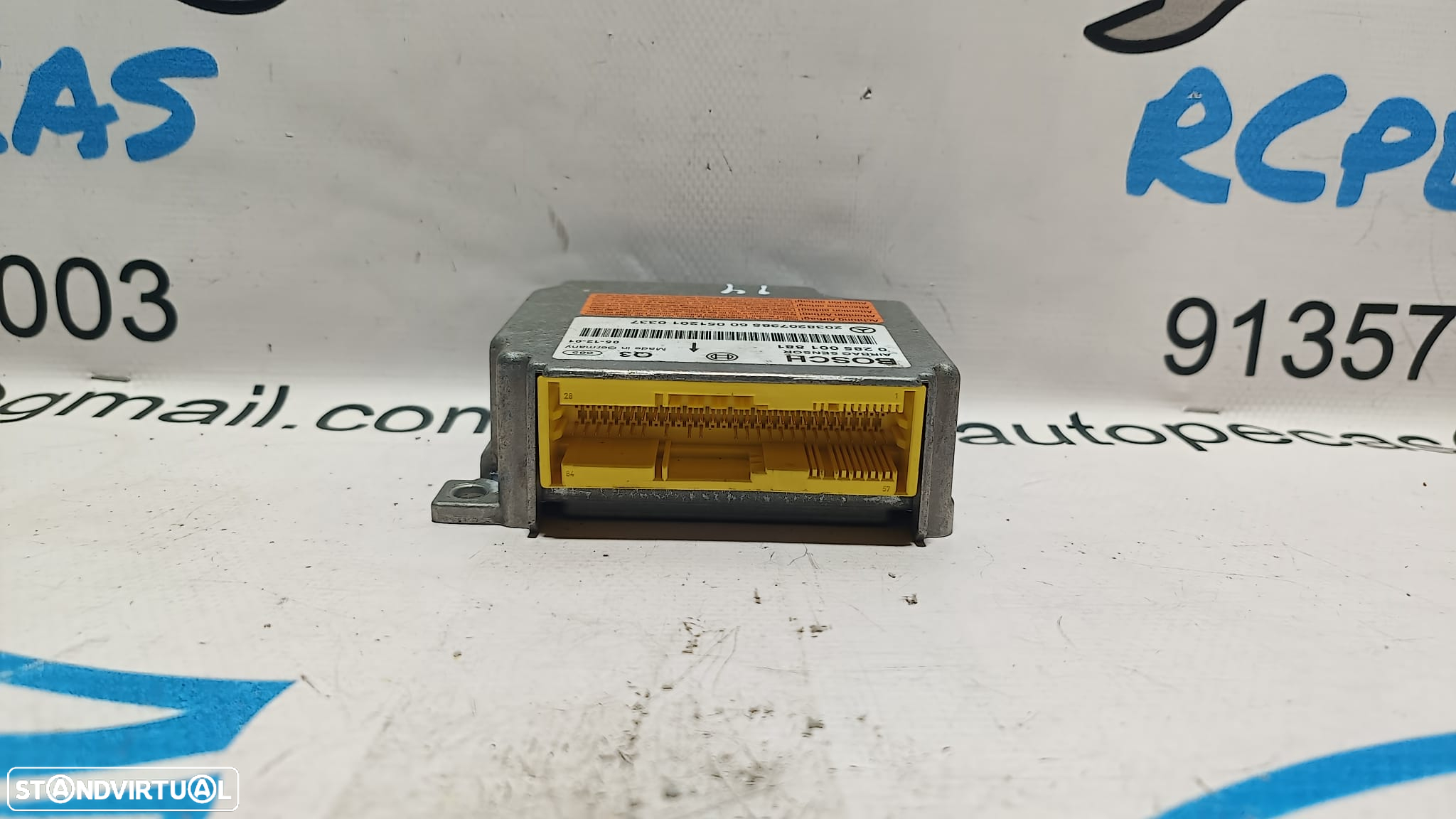 CENTRALINA ECU MODULO AIRBAG MERCEDES BENZ CLASS C W203 A2038207385 2038207385 0285001881 BOSCH COUPE CL203 CLC CLASS E W211 E220 CLK C209 W209 - 4