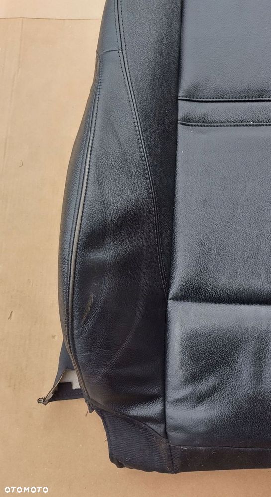 bmw x5 e70 lift 10-13 oparcie fotela prawy przód czarna podgrzewana skóra - 4