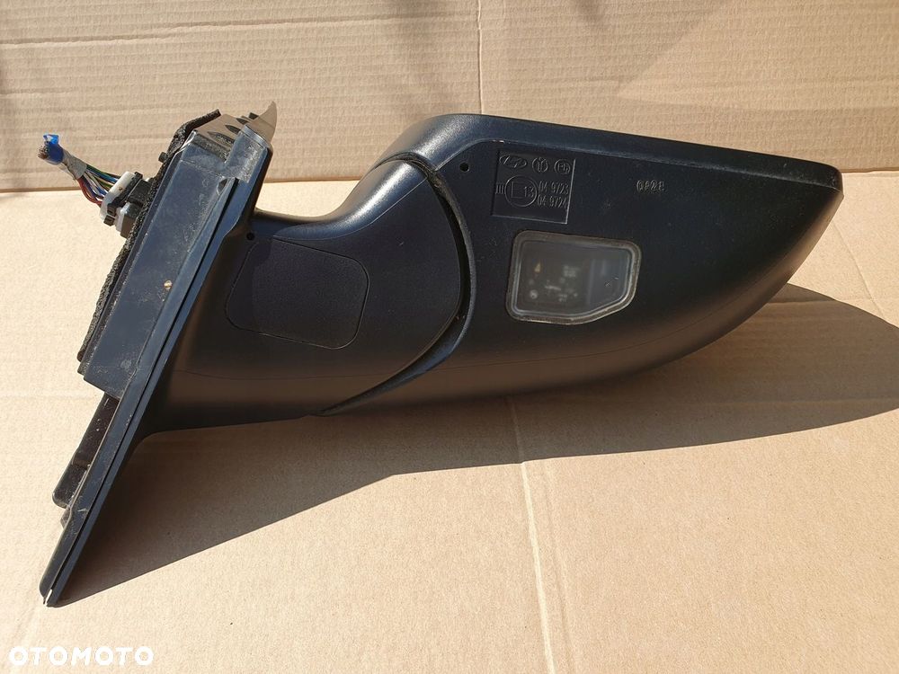 HYUNDAI I30 III N LUSTERKO ZEWNĘTRZNE PRAWE 16 PIN CZARNE ASYSTENT - 6