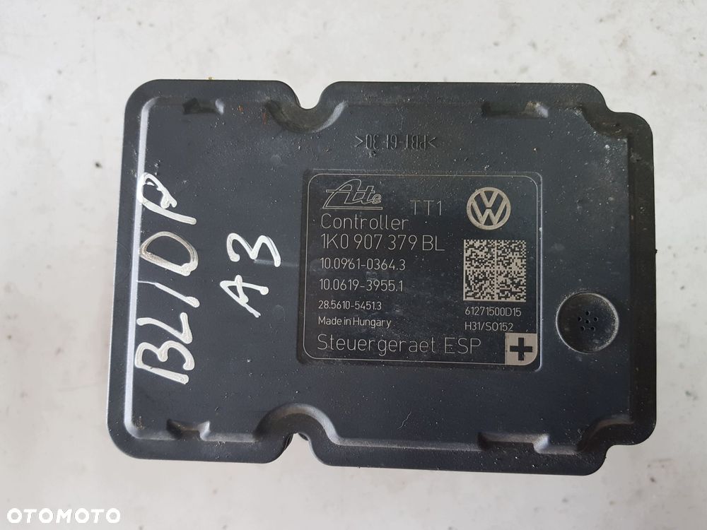 AUDI A3 8P LIFT 08-12r POMPA HAMULCOWA ABS 1K0907379BL 1K0614517DP