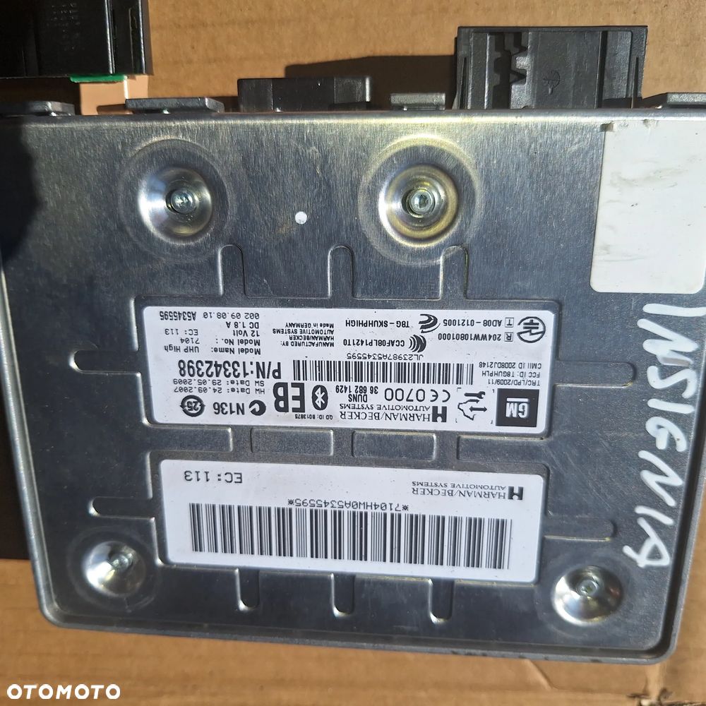 MODUŁ STEROWNIK BLUETOOTH OPEL INSIGNIA 13342398 - 3