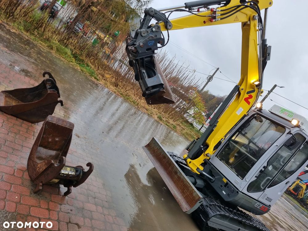 Wacker Neuson EZ53 Koparka 5,8 tony jak Nowa 2018r 1690mt wersja z urządz.do ochrony powietrza azbest itd Klima 3x łyżka Hydrauliczna Perkins silnik z Norwegii - 4