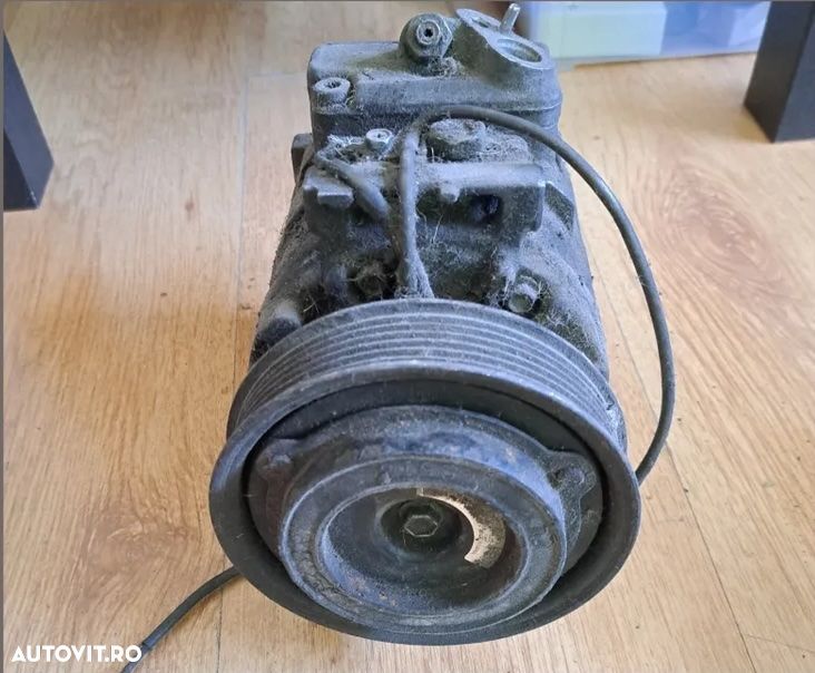Compresor clima ac aer conditionat climatronic climatizare Volkswagen Vw Passat B5 2.7l 1996-2003 Audi A4 B5, A6 C4 C5, A8 D2 2.0tdi 2.7tdi 3.0tdi 1994-2005 Skoda Superb I, Porsche Boxter, 911, Cayman cod: 4B0260805B , 7SBU16C ( 6 pk ) - 3