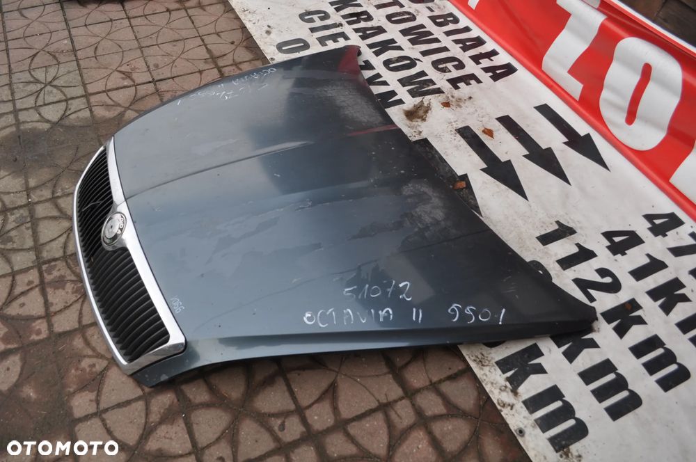 skoda octavia II maska kolor 9901 nr 51072 WYSYŁKA - 4