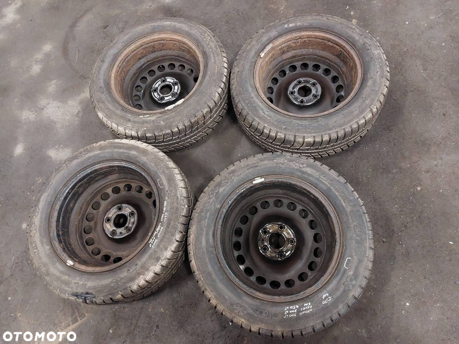 FELGI STALOWE 4 SZT 3C0601027AH 5X112 6,5Jx16 ET42 FI57,1 PASSAT A4 - 9
