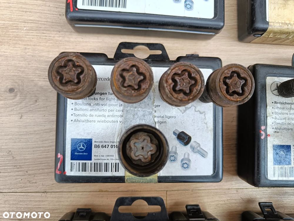MERCEDES W164 W203 W204 W207 W209 W211 W212 ŚRUBY ZABEZPIECZAJĄCE ZŁODZIEJKI - 3
