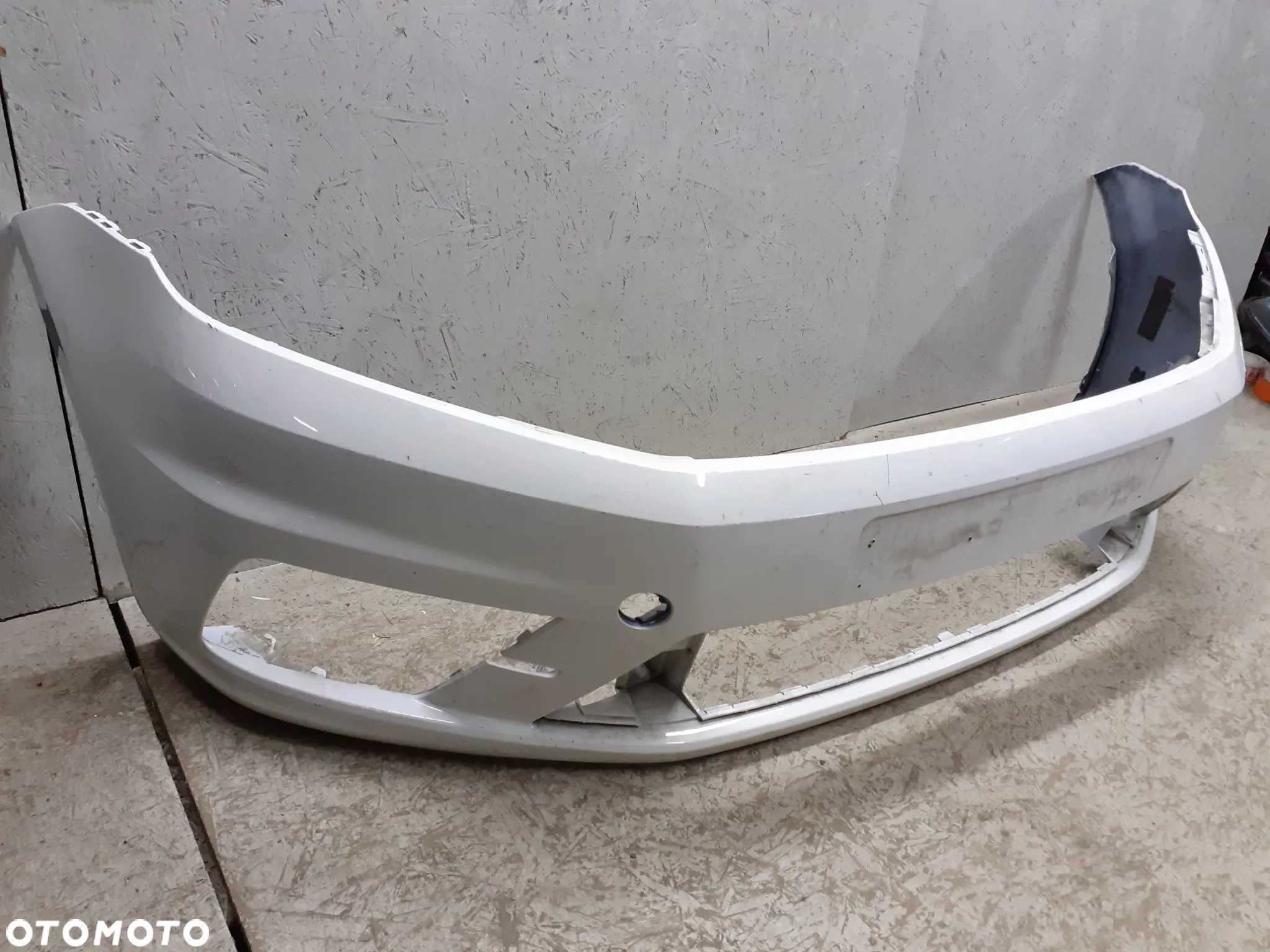 ZDERZAK PRZEDNI PRZÓD VW CADDY 2K5 2015-> BEZ DZIUR - 2