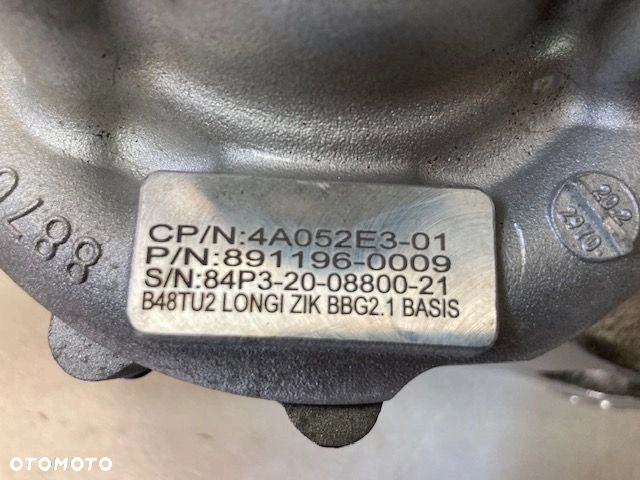 BMW 891196 - 0009 4A052E3 - 01 turbina NOWA GWARANCJA! - 3