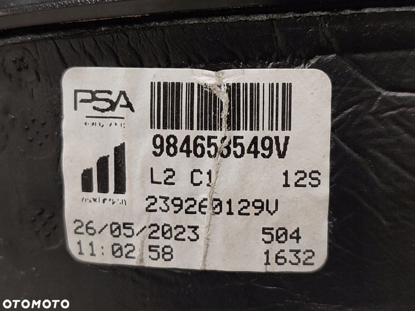 Lusterko prawe KPL Asystent Czarne 104 14 PIN Citroen C4 e-C4 III Lift EU - 7
