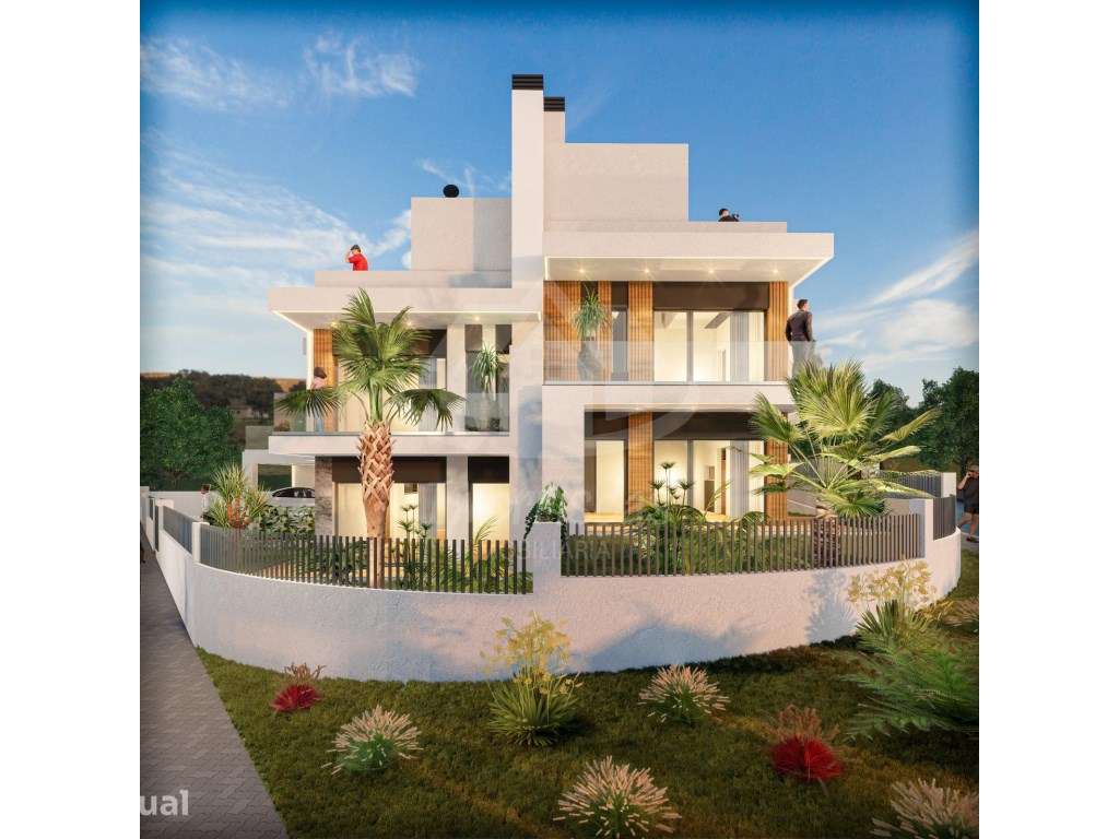 Moradia geminada com jardim e vista rio - Grande imagem: 4/44