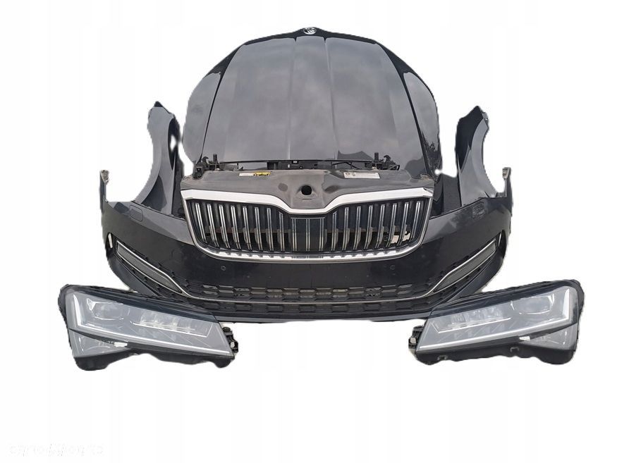 skoda superb iii 3v lift 19-24r maska zderzak pas błotnik full led lf9r eu - 1