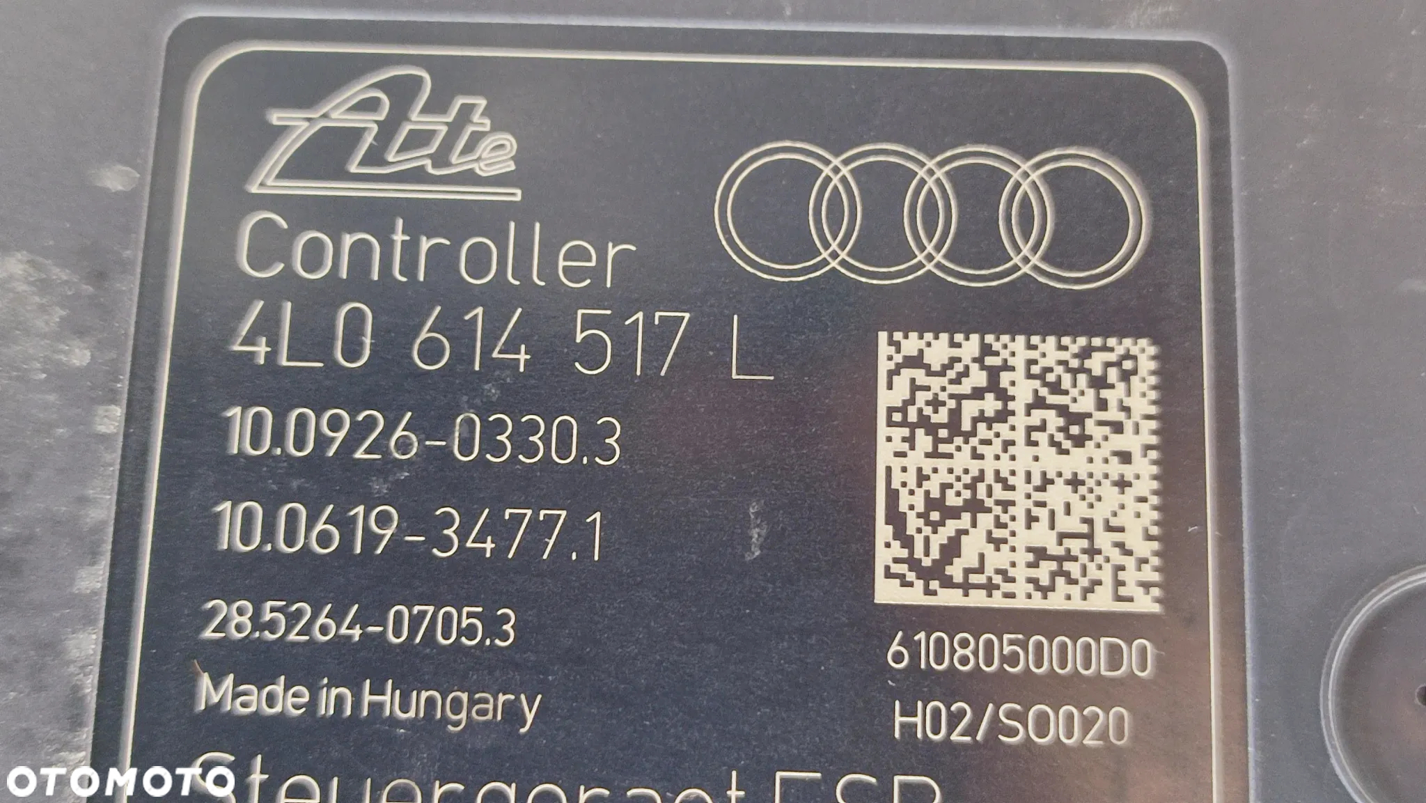 AUDI Q7 4L 05-15R POMPA HAMULCOWA STEROWNIK ABS 4L0614517 L 4L0614517L - 2