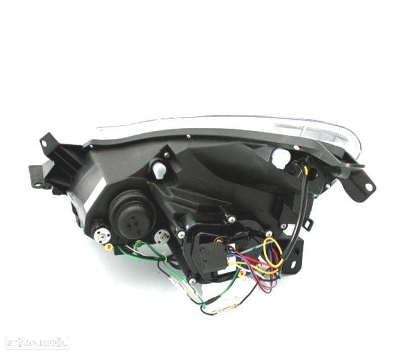 FARÓIS FRONTAIS PARA OPEL CORSA D LUZ DIURNA LED 06-10. FUNDO CROMADO - 3