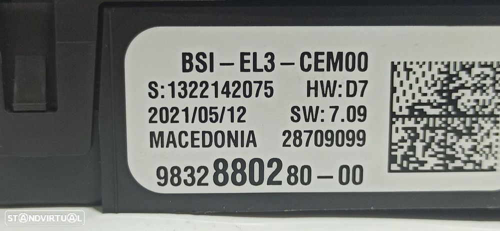 CAIXA DE RELÉS/ FUSÍVEIS CITROEN C3 SHINE - 5