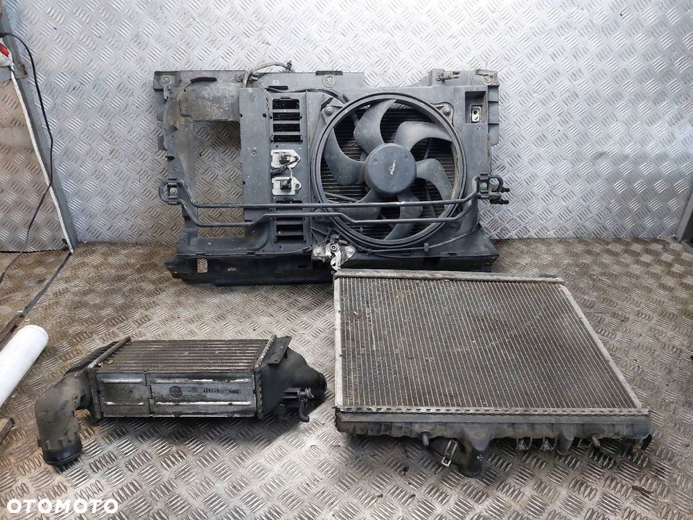 PAS PRZEDNI WZMOCNIENIE CZOŁOWE KOMPLET CHŁODNIC PEUGEOT 607 I 2.2 HDI - 6