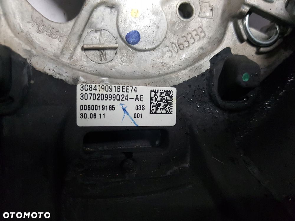 VW PASSAT B7 10-14r PASSAT CC GOLF VI KIEROWNICA SKÓRZANA 3C8419091BE - 7