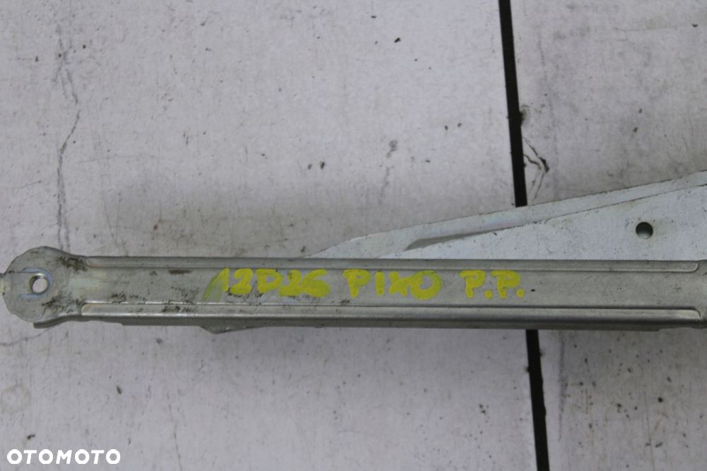 nissan pixo 08r- podnośnik szyby prawy przód przedni - 6