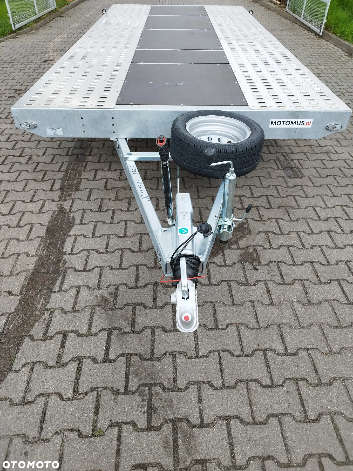 Niewiadów Laweta Niewiadów Mars 4,5x2,1m płaska bez rantu koła 13c wypełnienie sklejka mocna spawana rama - 9