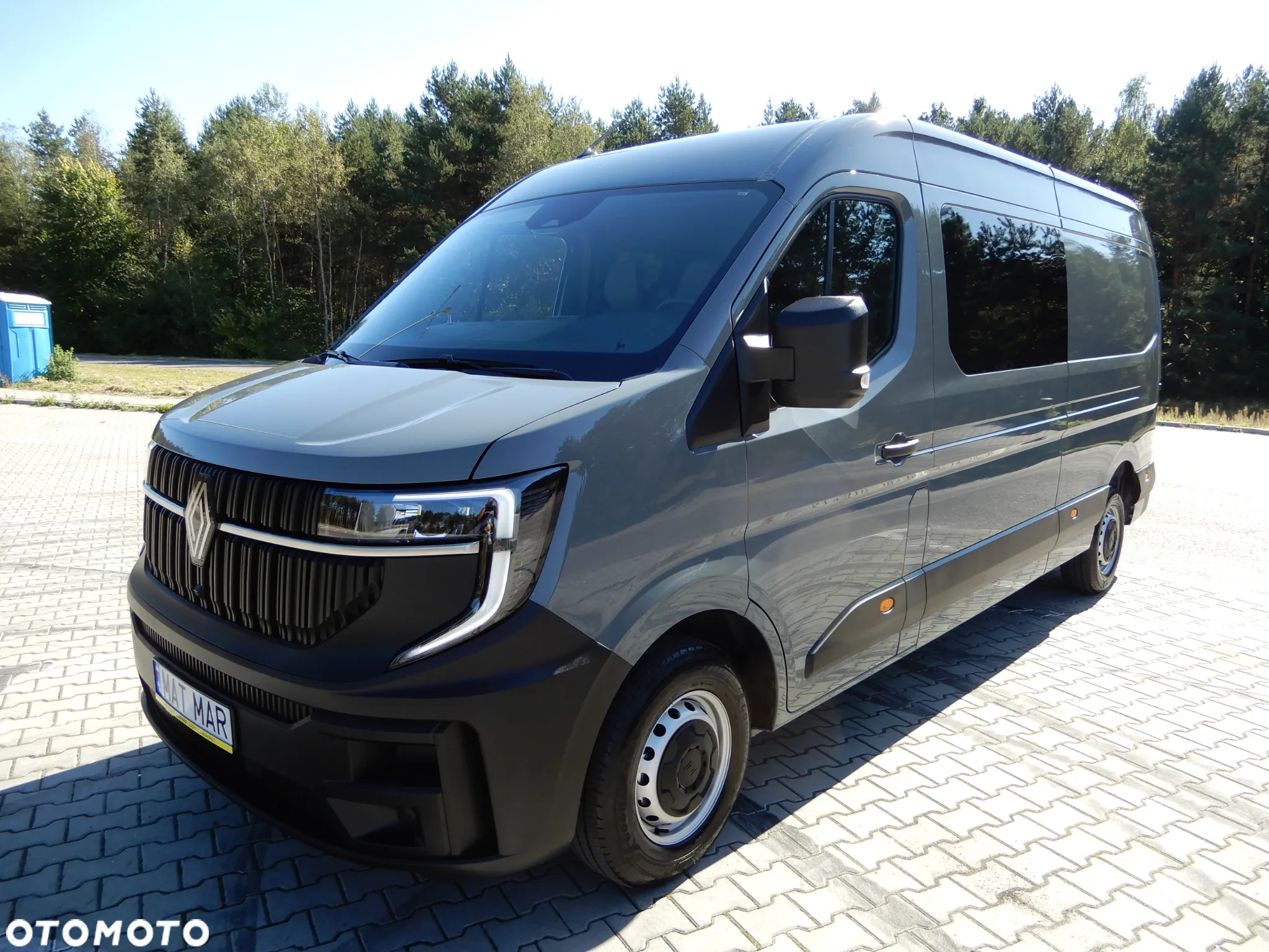 Renault Master 2.0 dCi 130 KM MIXTO Doka Brygadowy Dubel 7-Mio Osobowy+1080 Kg Ładowność HAK 2500 Kg Blaszak Furgon L3H2 Android Auto Carplay GWARANCJA FABRYCZNA STAN AUTA NOWY NIE UŻYWANY - 7