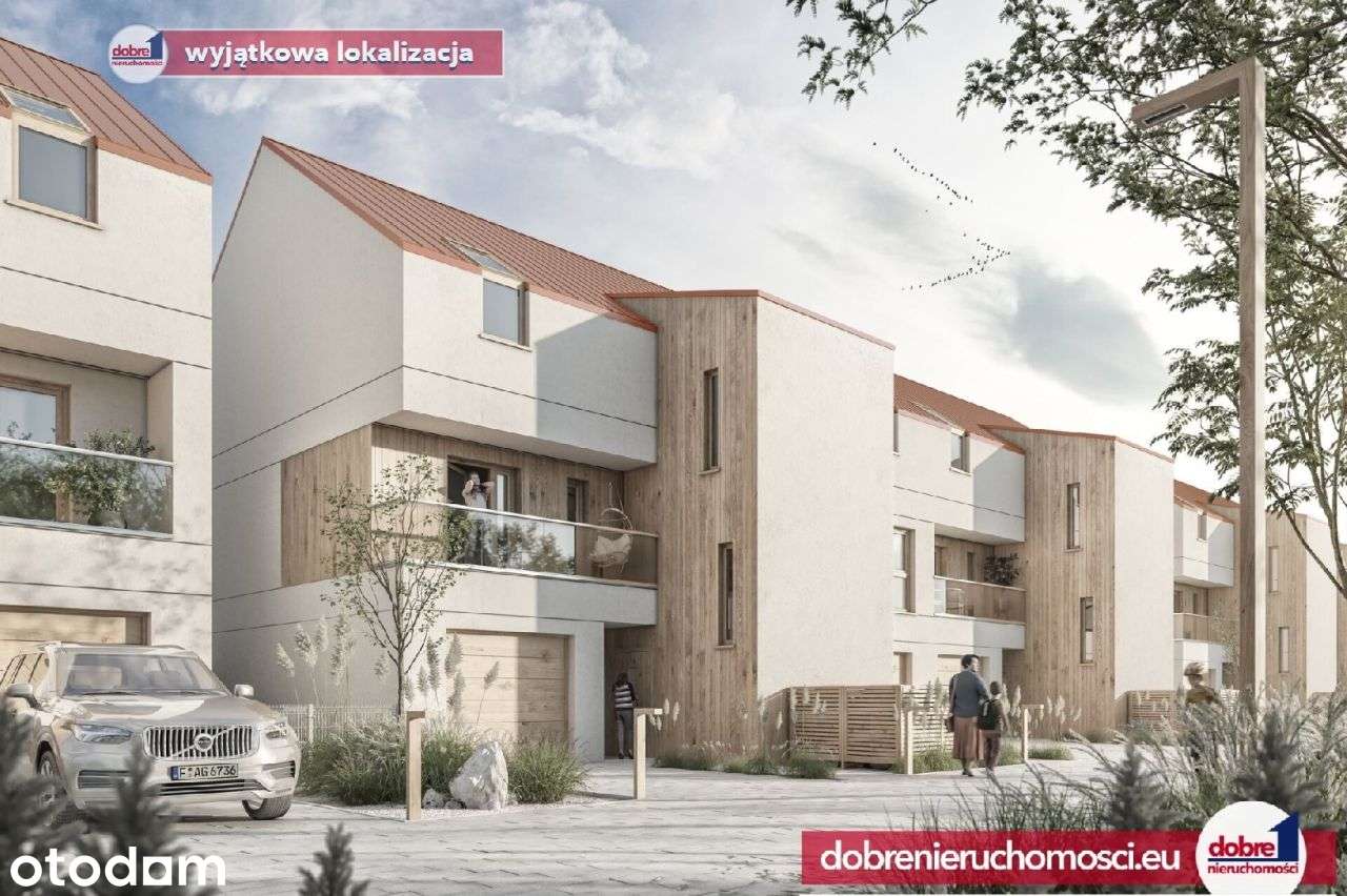 Dwupoziomowy apartament z ogrodem- Osielsko