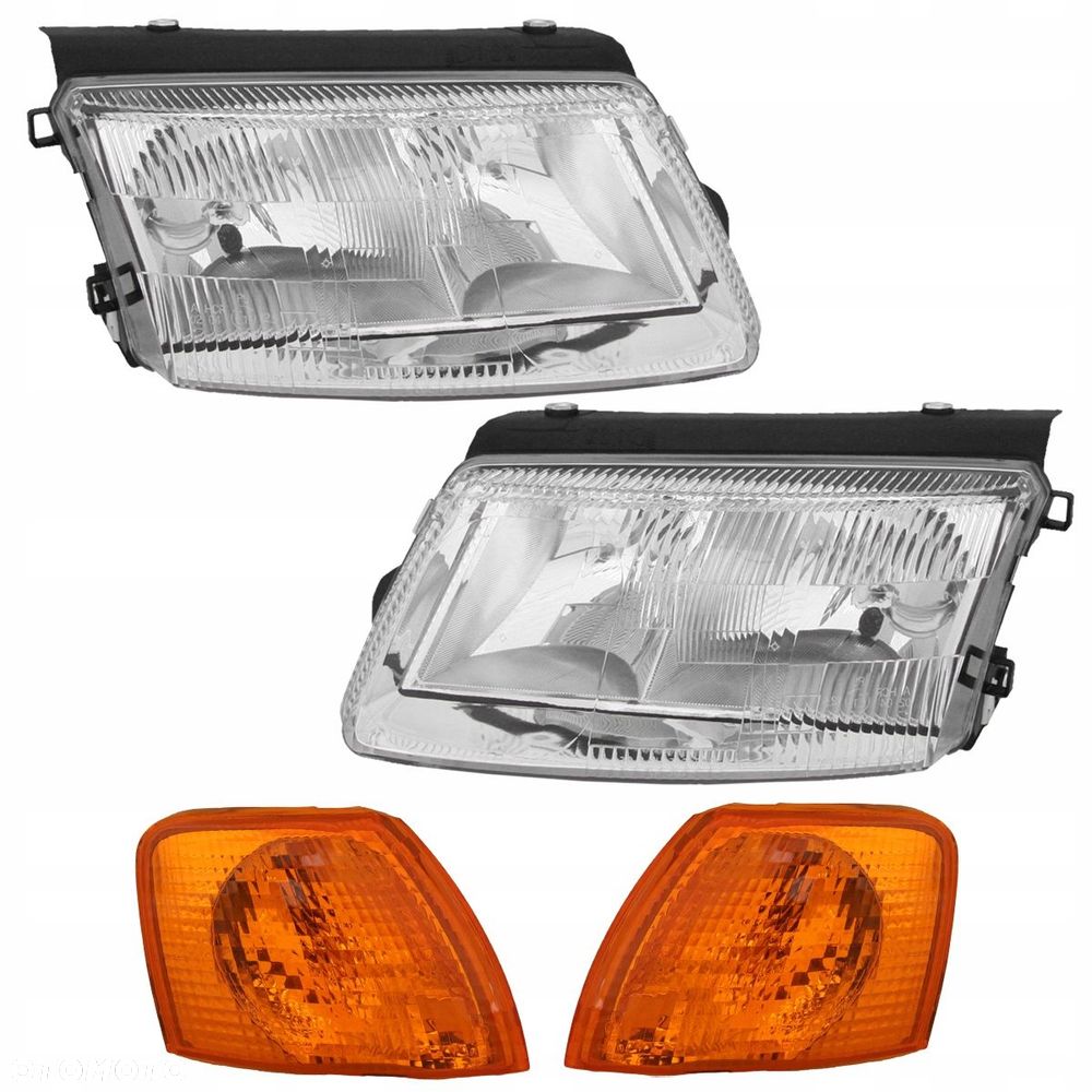 Reflektor Lampa Migacz Kierunkowskaz Przód VW Passat B5 3b 0 1996-2000 kpl - 1