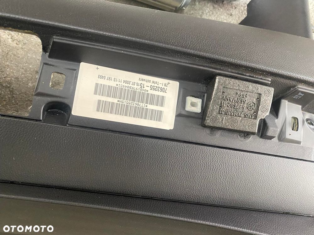 BMW E60 DESKA ROZDZIELCZA KLUCZYK PODUSZKI 7063255 - 3