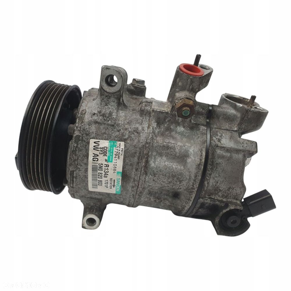 SPRĘŻARKA KLIMATYZACJI VW Golf VI 1.6 TDI Tiguan 2.0TDI CBAA Audi 5N0820803 - 1