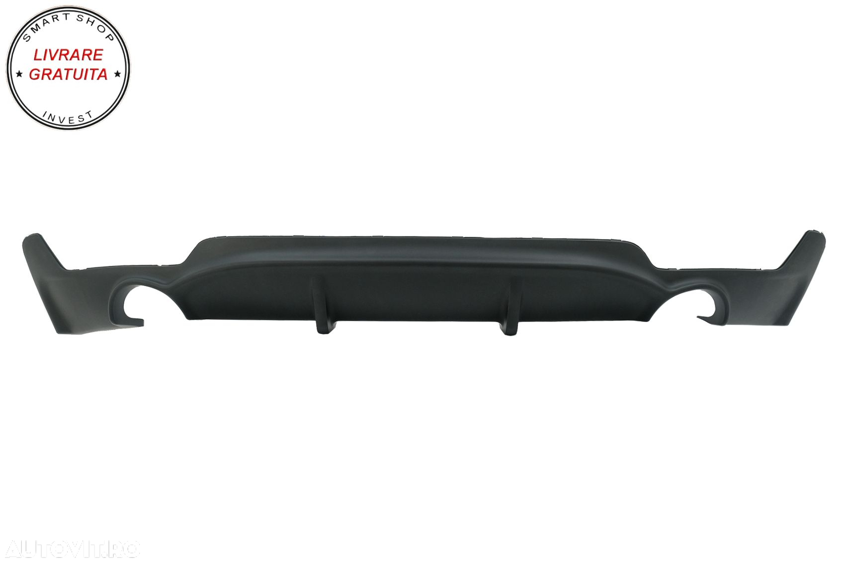 Difuzor Bara Spate Cu Evacuare Dubla BMW Seria 4 F32 F33 F36 M Performance Design - livrare gratuita - 2