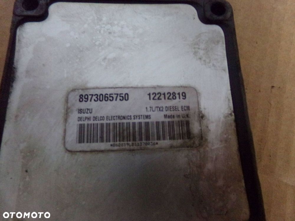 komputer sterownik silnika 8973065750 astra g 1.7 cdti - 3