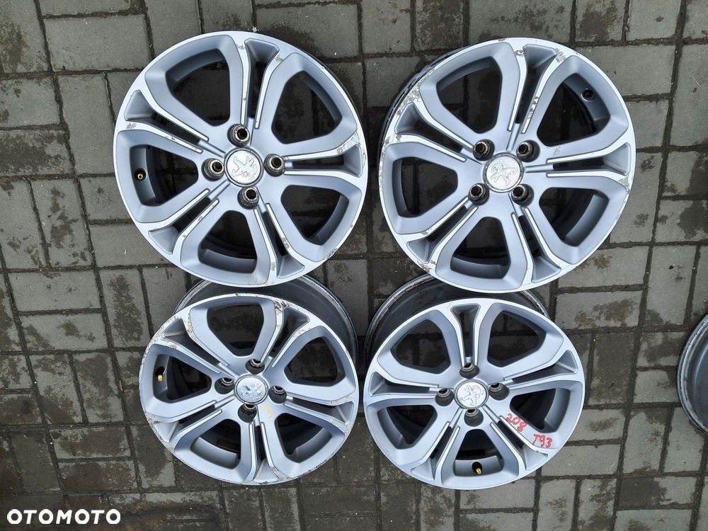 peugeot 208 felgi aluminiowe 16" 9673773677 et23 6" 4x108 - 1