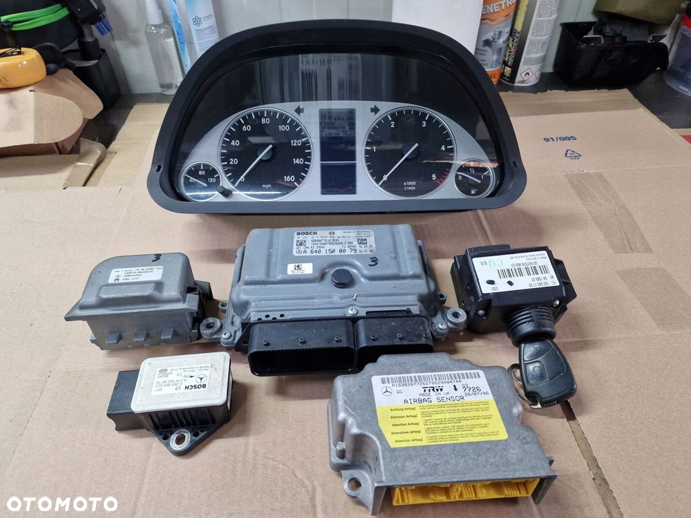 MERCEDES W245 W169 ZESTAW STARTOWY AUTO A6401508079 A1695451708 A1695452932 - 1
