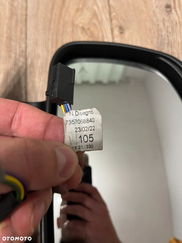 Lusterko prawe Ducato Boxer martwe pole ASYSTENT 7357068840 7357068860 SKŁADANE ELEKTRYCZNIE 8+4 PIN - 9