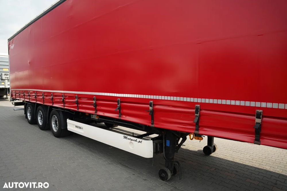Wielton CORTINĂ WIELTON / MEGA / ACOPERIȘ CULISANT / SISTEM BDE - STALPINI CULISANTI / SAF - 9