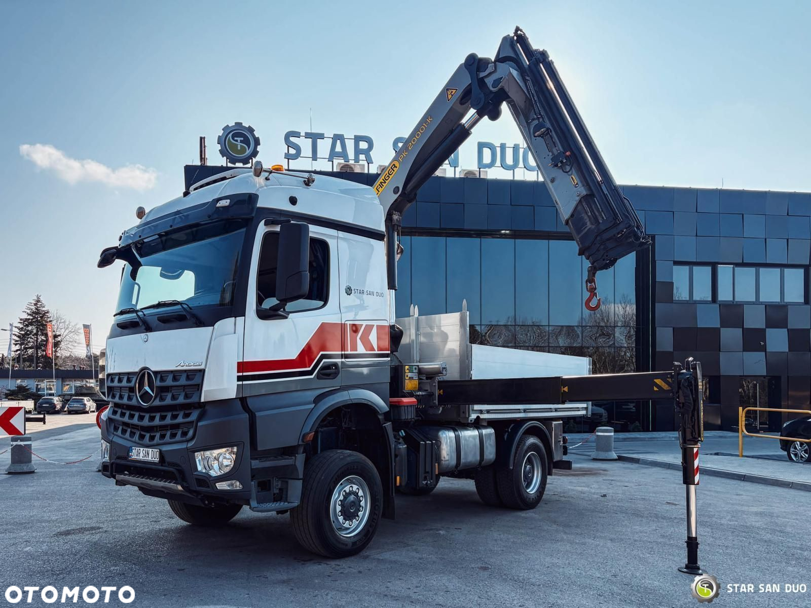Mercedes-Benz AROCS 1851 4x4 PALFINGER PK 20002 HDS Żuraw Crane Kran - 5