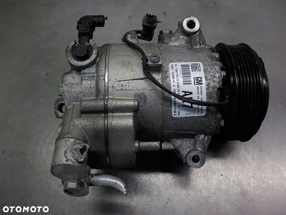 OPEL ASTRA J 2.0 CDTI SPRĘŻARKA POMPA KLIMATYZACJI 13450514 AK7 - 1