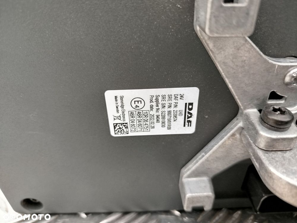 MONITOR KAMERY WSTECZNEJ PRAWY DAF NGD XF XG XG+ - 4