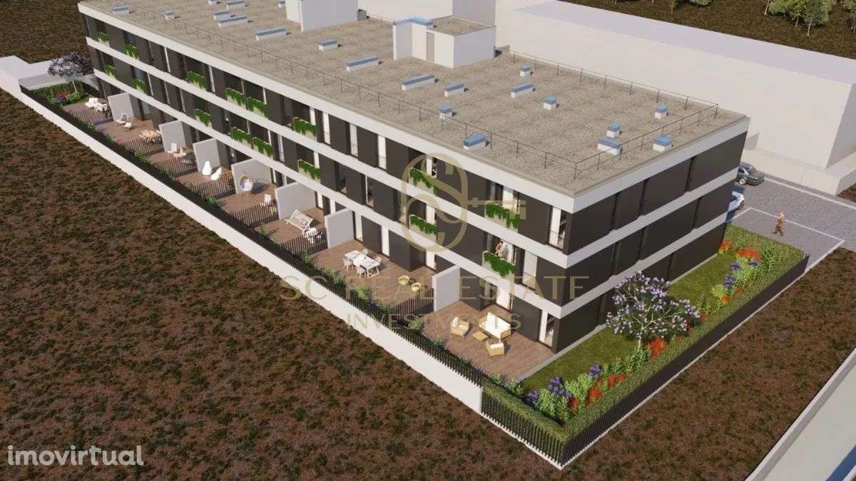 Apartamento T2 com Terraço e jardim, 2 suites em S. Mamede Infesta - Grande imagem: 3/27