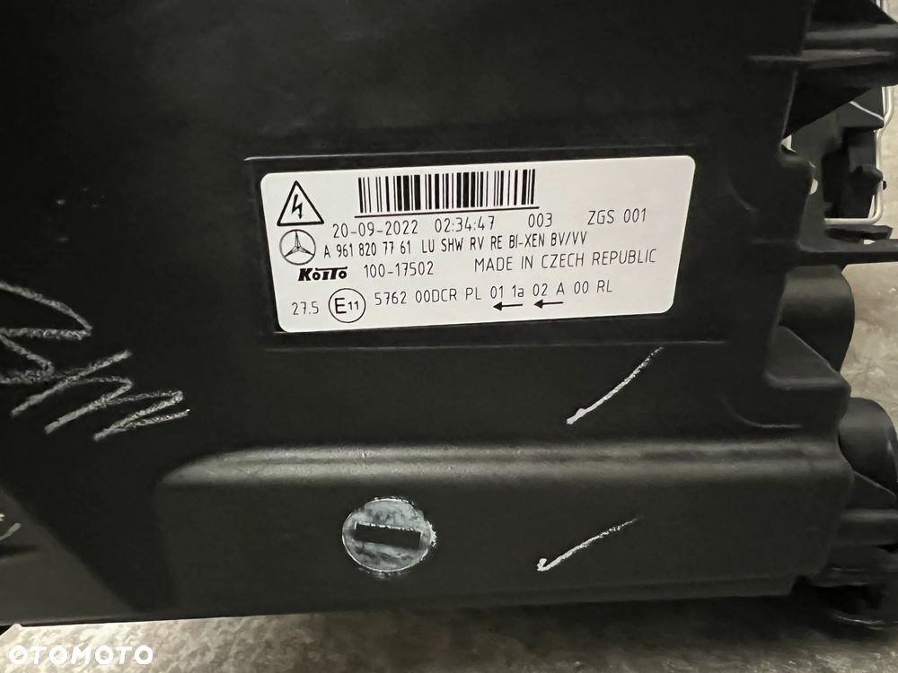 REFLEKTORY LAMPY PRZÓD MERCEDES MP4 ACTROS ANTOS AROCS  XENON KOMPLET - 4
