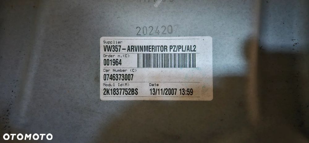VW Caddy 2K III 2003- Plansza drzwi przednia prawa Podnośnik szyby przód prawy Silniczek podnośnika Głośnik drzwi Moduł Sterownik 1T0959702D 1K0959792J EUROPA - 3