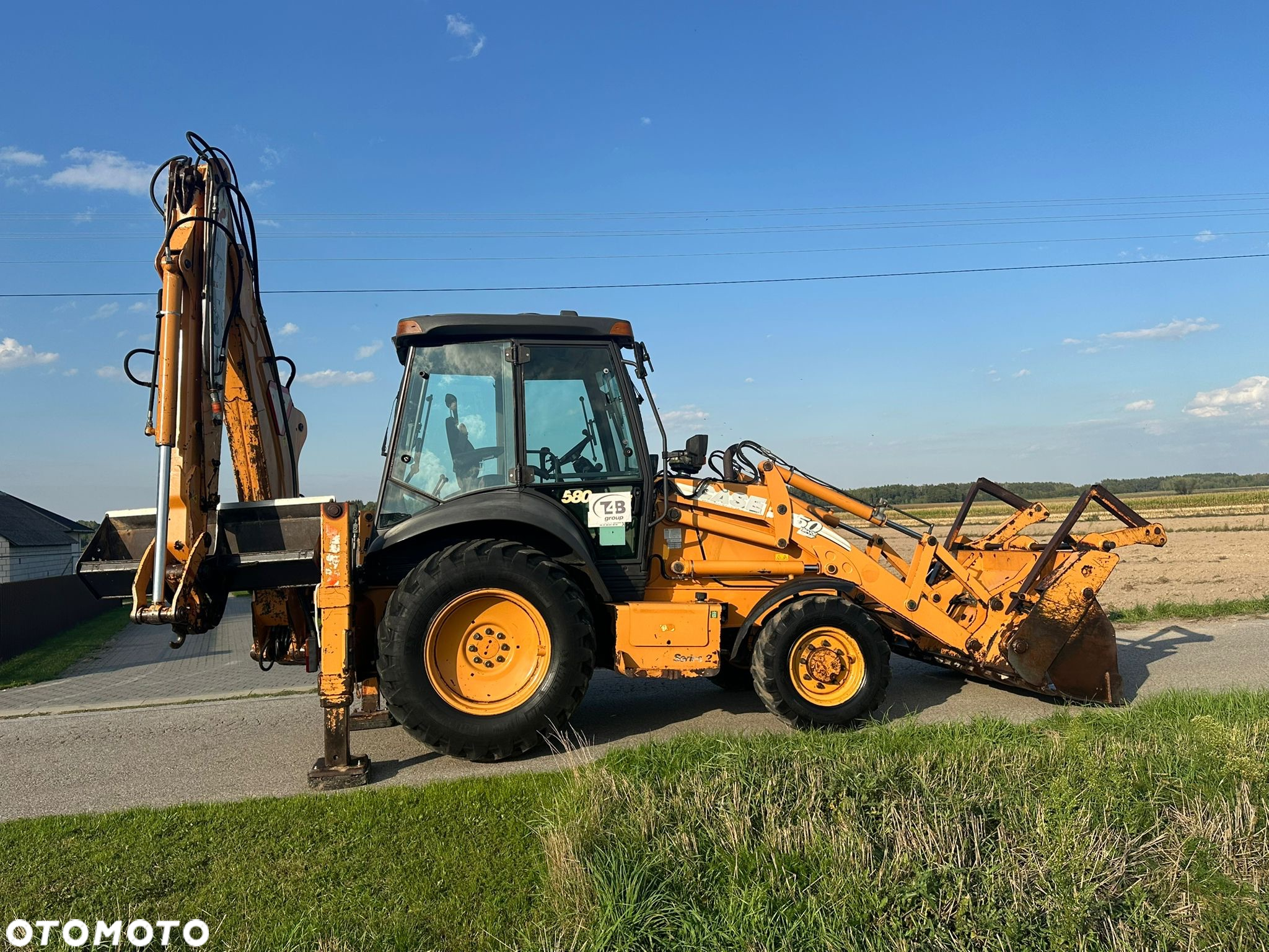 Case 580 SR-4PT~4X4~Dzielona Łyżka ~Teleskop~Widły-Kpl.Łyzek - 10