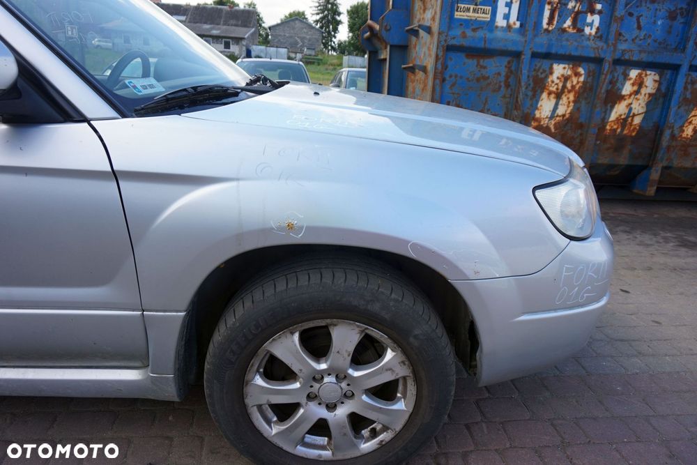 MASKA ZDERZAK BŁOTNIKI LAMPY FORESTER II SG LIFT 01G  SUBARU 2006-2008 SREBRNY PRZÓD KOMPLETNY - 15