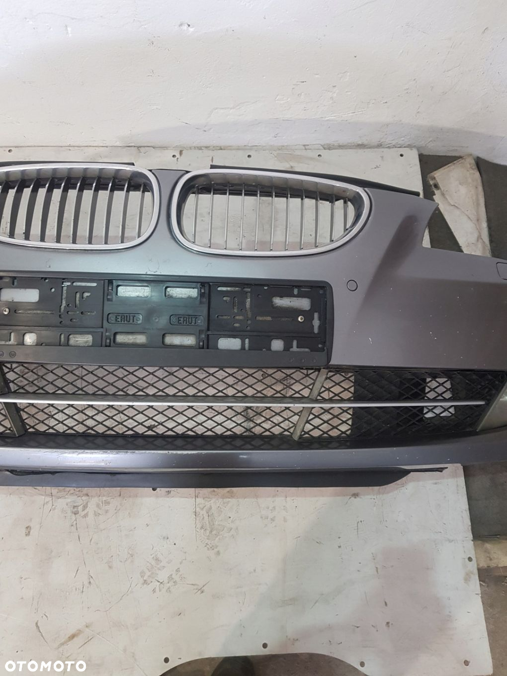 ZDERZAK PRZÓD XENON PDC BMW E60 E61 LCI EUR SPACEGRAU METALLIC A52/7 - 4