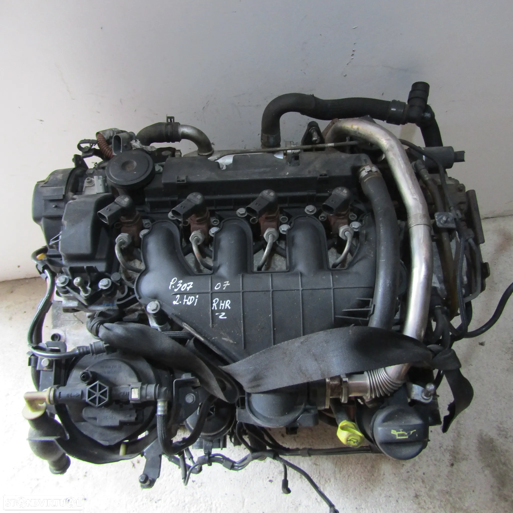 Motor Peugeot 2.0 hdi com referencia RHR - 3